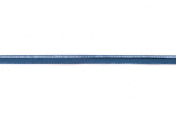 Elastisches Paspelband, glänzend, 10 mm, jeansblau, 1 Meter
